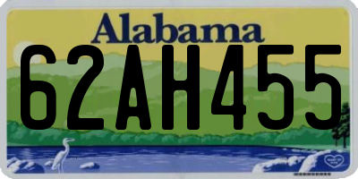 AL license plate 62AH455