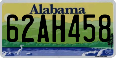 AL license plate 62AH458