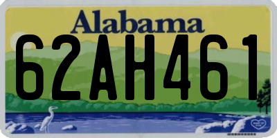 AL license plate 62AH461