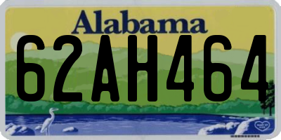 AL license plate 62AH464