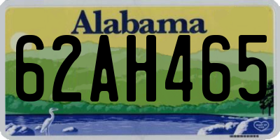 AL license plate 62AH465