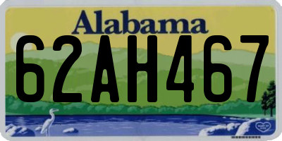 AL license plate 62AH467