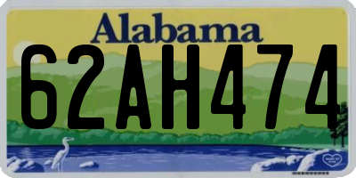 AL license plate 62AH474