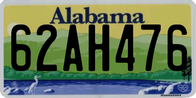 AL license plate 62AH476