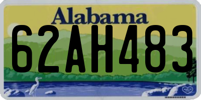 AL license plate 62AH483
