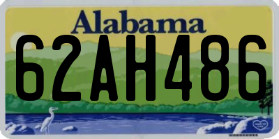 AL license plate 62AH486