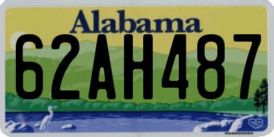 AL license plate 62AH487