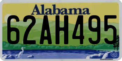 AL license plate 62AH495
