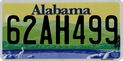 AL license plate 62AH499