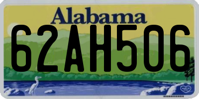AL license plate 62AH506