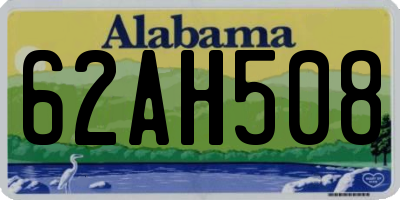 AL license plate 62AH508