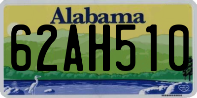 AL license plate 62AH510
