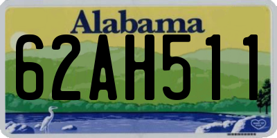 AL license plate 62AH511