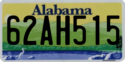 AL license plate 62AH515