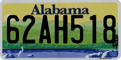 AL license plate 62AH518