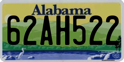 AL license plate 62AH522