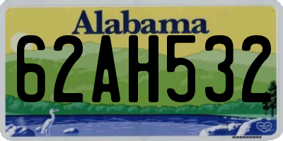 AL license plate 62AH532