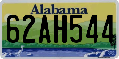 AL license plate 62AH544