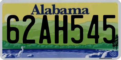 AL license plate 62AH545