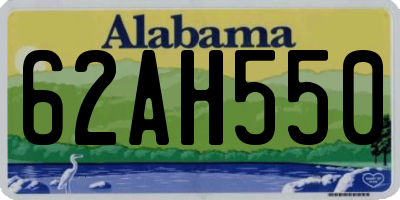 AL license plate 62AH550