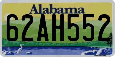 AL license plate 62AH552