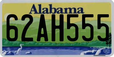 AL license plate 62AH555
