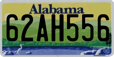 AL license plate 62AH556