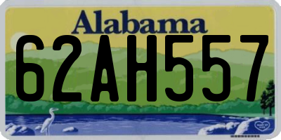 AL license plate 62AH557