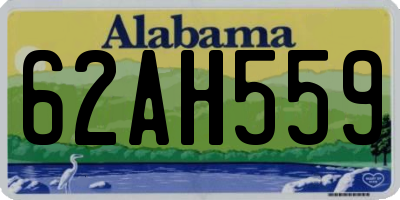 AL license plate 62AH559