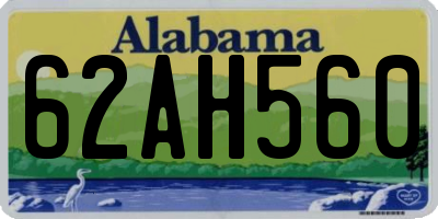 AL license plate 62AH560