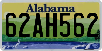AL license plate 62AH562