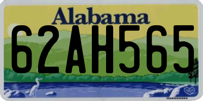 AL license plate 62AH565
