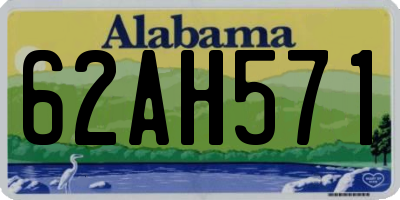 AL license plate 62AH571