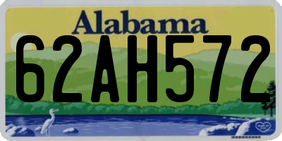 AL license plate 62AH572