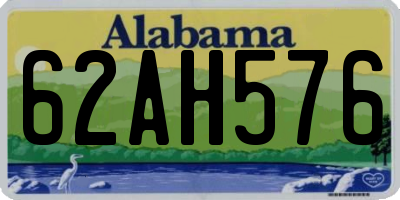 AL license plate 62AH576