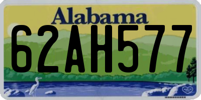 AL license plate 62AH577
