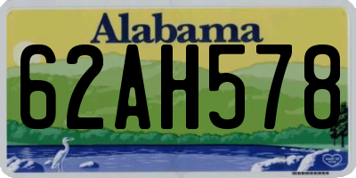AL license plate 62AH578