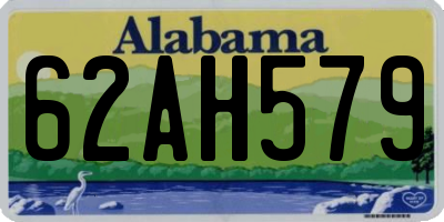 AL license plate 62AH579