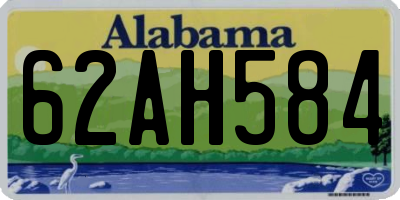 AL license plate 62AH584