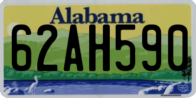 AL license plate 62AH590