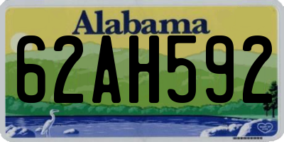 AL license plate 62AH592
