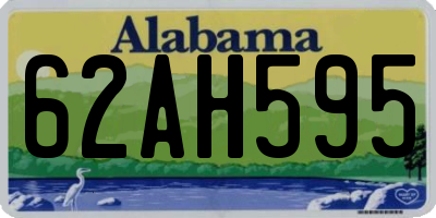 AL license plate 62AH595