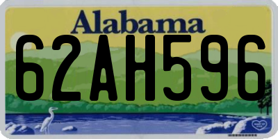 AL license plate 62AH596