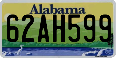 AL license plate 62AH599