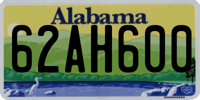 AL license plate 62AH600
