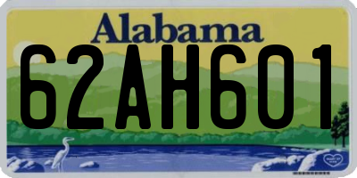 AL license plate 62AH601