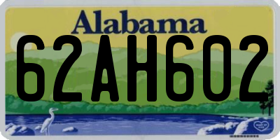 AL license plate 62AH602