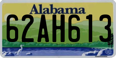 AL license plate 62AH613