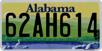AL license plate 62AH614