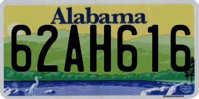 AL license plate 62AH616